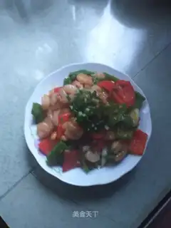 Three-colour shrimp