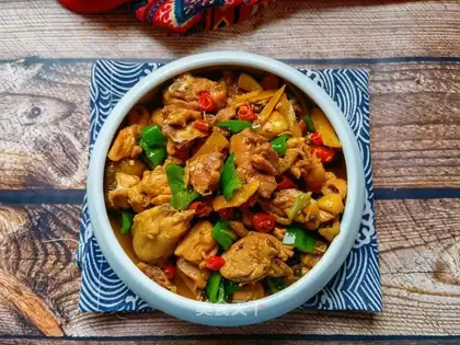 Fry chicken