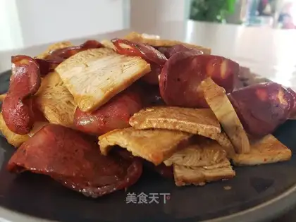 Five tofu fried sausages