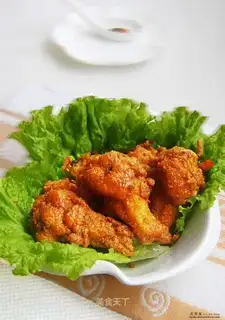 Crispy spicy chicken wings