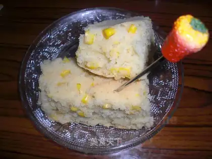 Milk corn cake
