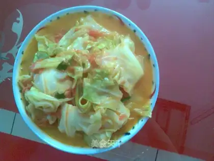 stir-fried kohlrabi with tomatoes