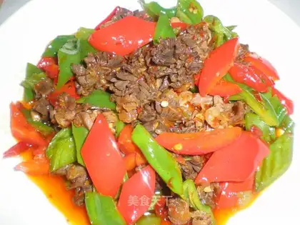 stir-fried chicken gizzards