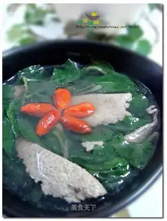 wolfberry leaf pig liver soup