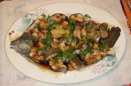 Fresh steamed eel