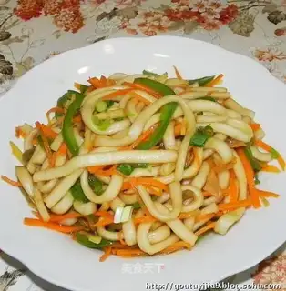 stir-fried potato flour