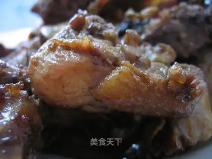 Braised duck
