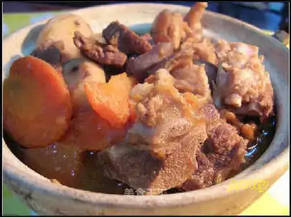 Mutton brisket pot