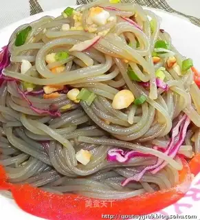 Sweet potato vermicelli salad