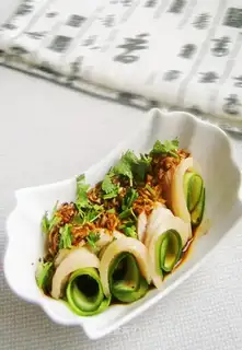 white pork with garlic mashed