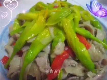 stir-fried gluten with day lily