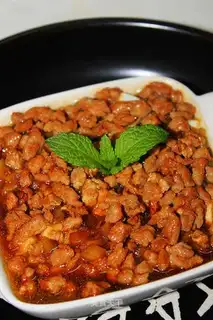 Steamed tofu with minced pork