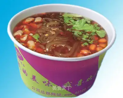 Fat intestines hot and sour rice noodles