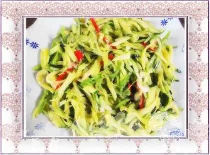 stir-fried double shredded silk