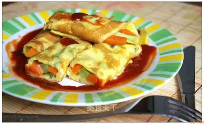 Japanese thick egg roll