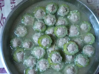 Stuffed bitter gourd