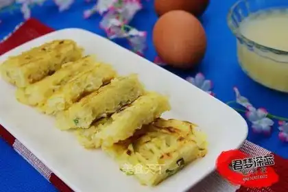 Fried shredded potato cake
