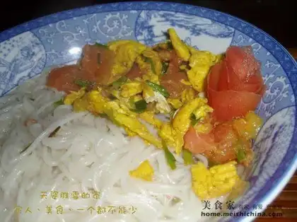 Tomato and egg powder