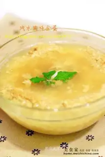 Stewed whole egg with soda and meat