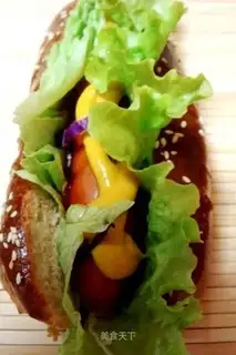 American hot dog bread