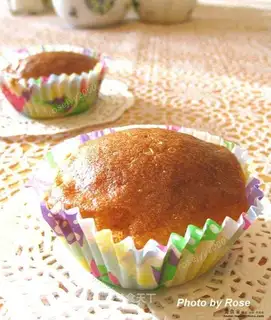 South Korean pomelo cup cake
