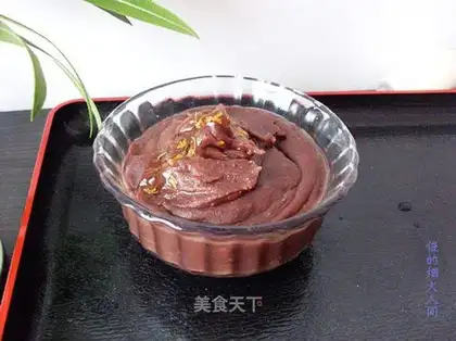 sweet-scented osmanthus red bean paste