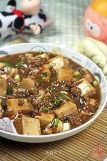 Home-cooked minced pork and tofu