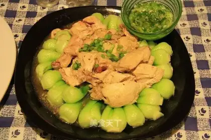 Chicken with ginger sauce