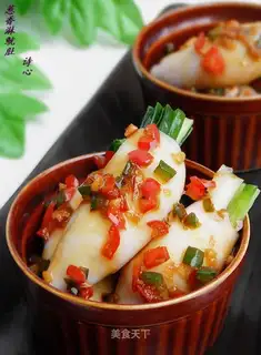 Squid tripe with onion flavor