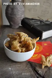 fried lotus root strips