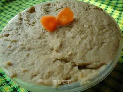 Homemade mung bean paste