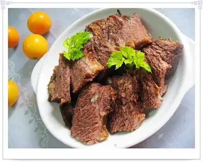 marinated beef