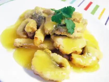 Fish nuggets with juice