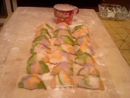 colorful dumpling