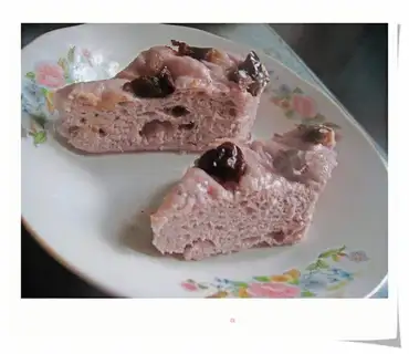 Purple sweet potato cake