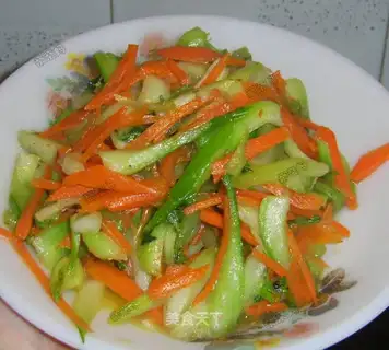 stir-fried double shredded silk