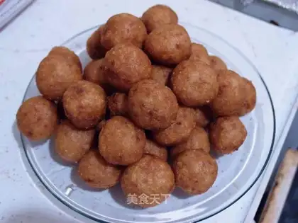 glutinous rice lotus root meatballs