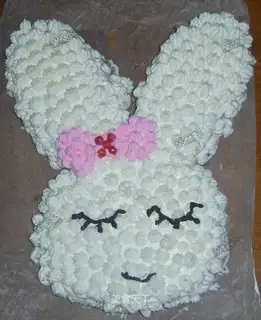 Bow Shy Rabbit Cake