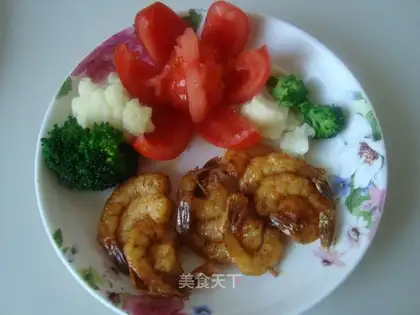 Phoenix tail shrimp steak