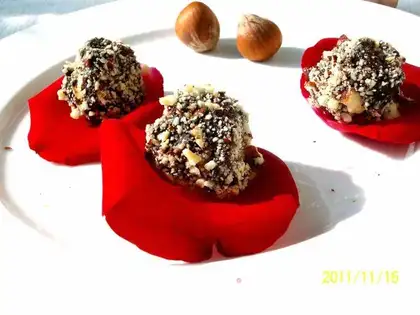 Chocolate hazelnut balls