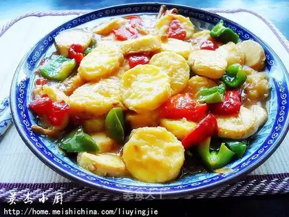 Braised Japanese tofu