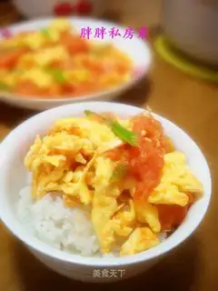 tomato and egg rice