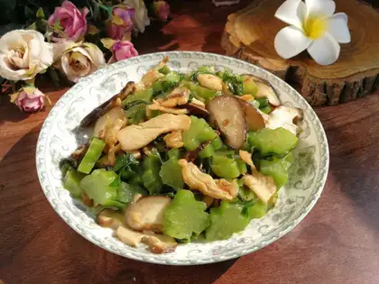 Chicken mushroom mustard