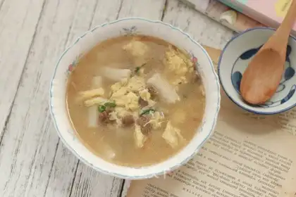 Korean pastry soup