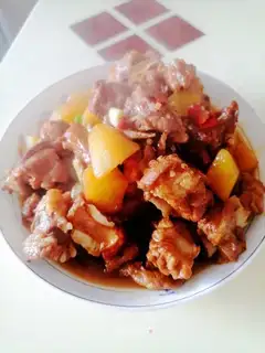 Potato burn ribs