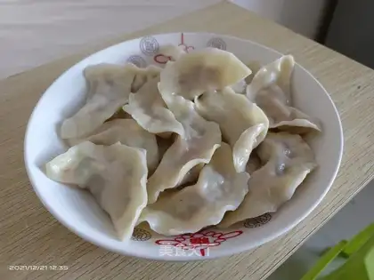 Carrot pork dumplings