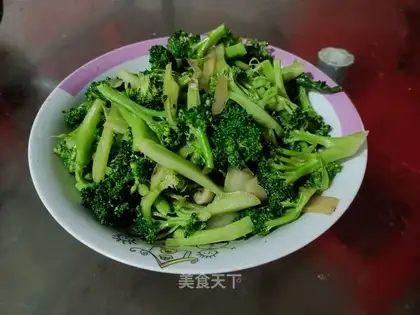 Fried blue flowers