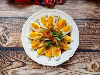 -Cooled and boiled eggs