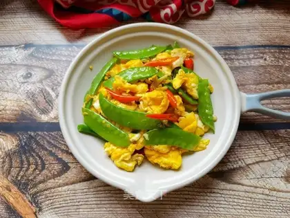 Dutch pepper fried eggs