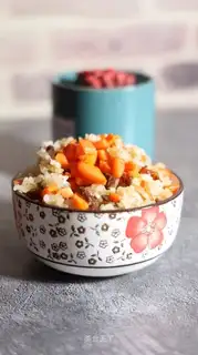 Carrot duck fried rice